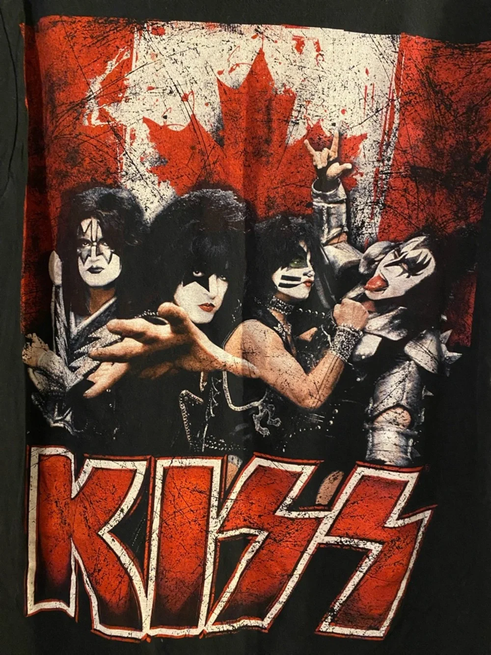 Kiss Invades Canada 2013 Tour Tee - Picture 2 of 5